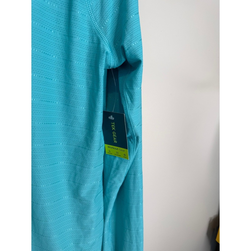 NWT Tek Gear Aqua Long Sleeve Athletic Top Mesh Lightweight Activewear - Picture 6 of 7
